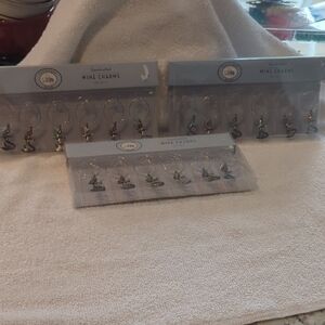 Nantucket Home Handcrafted Wine Charms Set